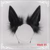Animal Wolf Ears Headdress Furry Ears Hairband Gift Hair Hoops  Christmas