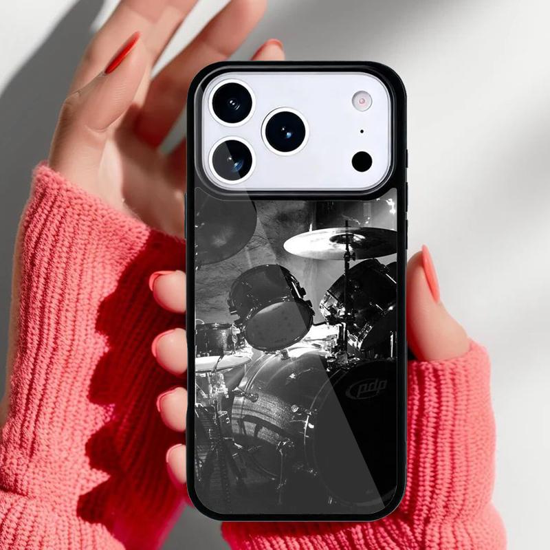Drum Drummer Phone Case for iPhone 17 16 15 14 13 Pro Max Back Cover for 12 11 Pro Coque