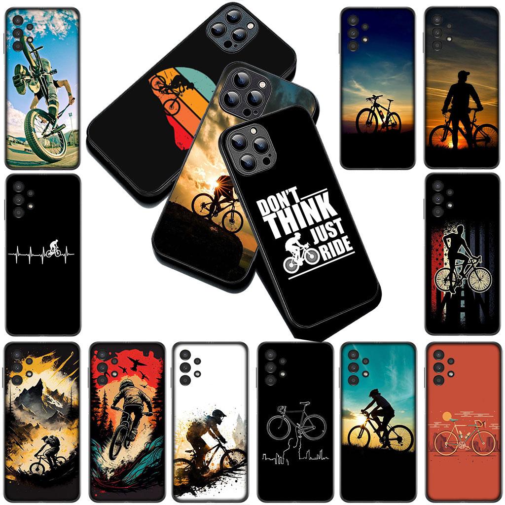 Mountain Bike Cycling Art Silicone Phone Cover for Xiaomi Redmi 15 15C A4 A5 9A 9C NFC Note 9 8 9T 8T Soft Case