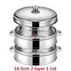 Stainless Steel Steamer fish steamed stuffed bun Rack Kitchen Tools Multilayered Insert With Holder instant pot steamer basket