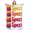 Flanell-Kuscheldecke Paulaner Spezi Logo Warme Plüschdecken Weiche Tagesdecke für Bett Wohnzimmer Zuhause Reise Sofa