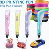 Favors With LCD Screen PLA Filament DIY Gifts Printing Pencil Drawing Supplies 3D Pens 3D Printing Pen Arts Printer