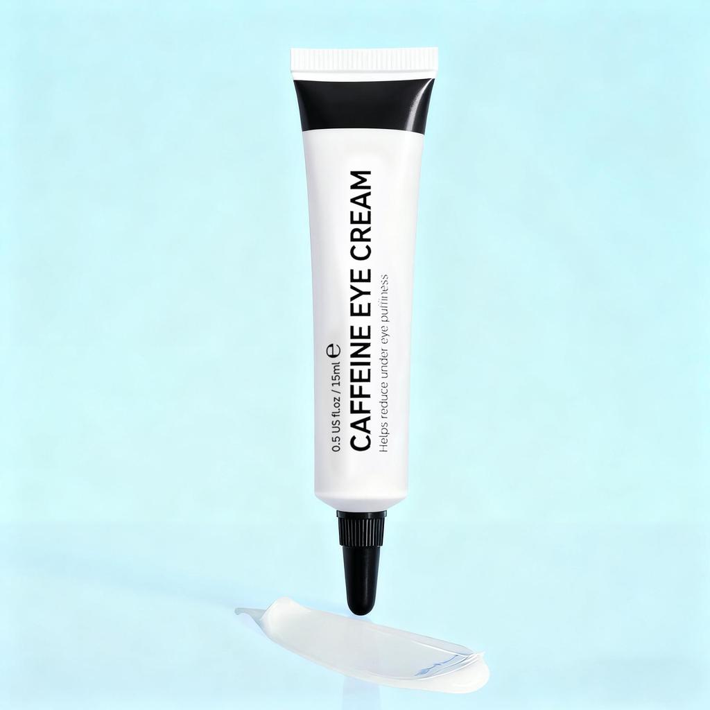 Inkey Caffeine Eye Cream: Moisturizes, reduces fine lines, brightens dullness, and lifts the eye area.