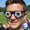 Stylish Decorative Glasses Frame Lightweight Football Sunglasses Soccer Sunglasses  Sports Event