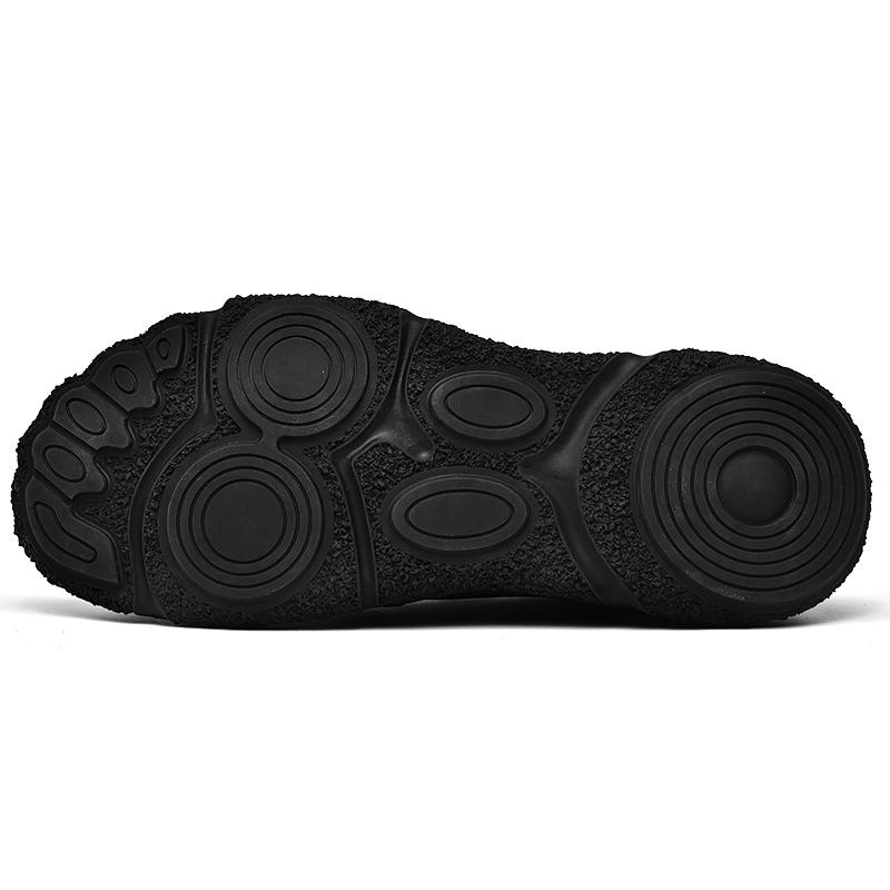 Sapatos masculinos de couro genuíno para caminhada, calçados casuais para atividades ao ar livre