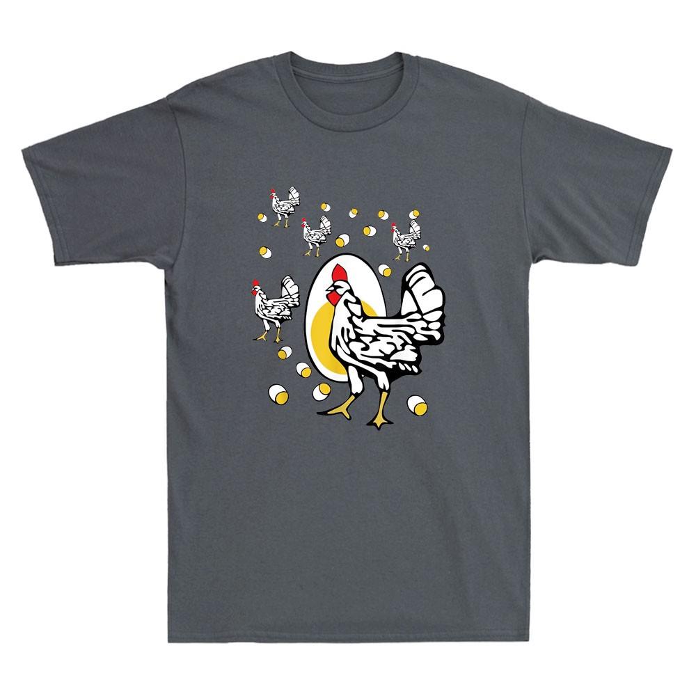 Roseanne Chicken Funny Cock With Eggs Graphic Novelty Unisexs Short Sleeve Tshirt