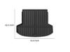 Fits 25 CROWN ESTATE models: TPE floor and trunk mats for cross-border cars.