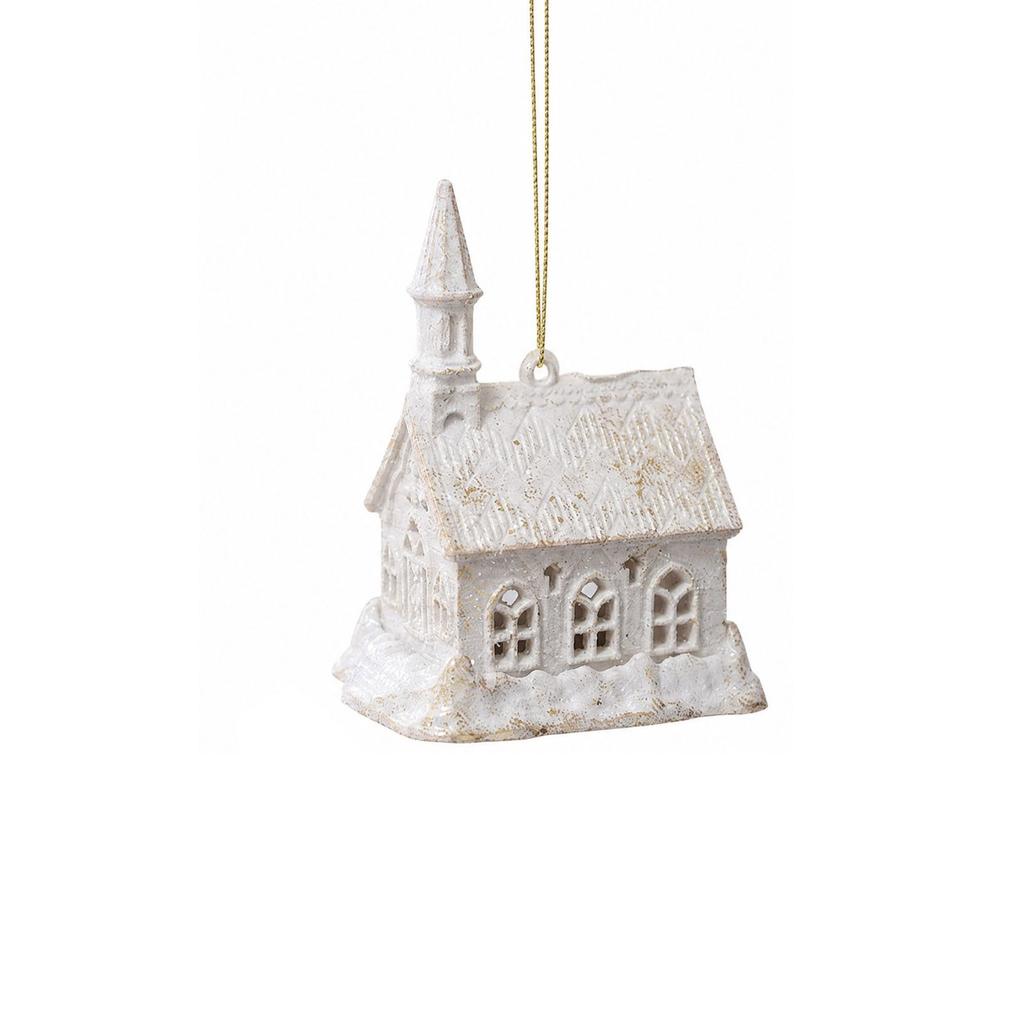 Christmas Tree Hanging Ornaments Snowflake and Gold House Window Decorations