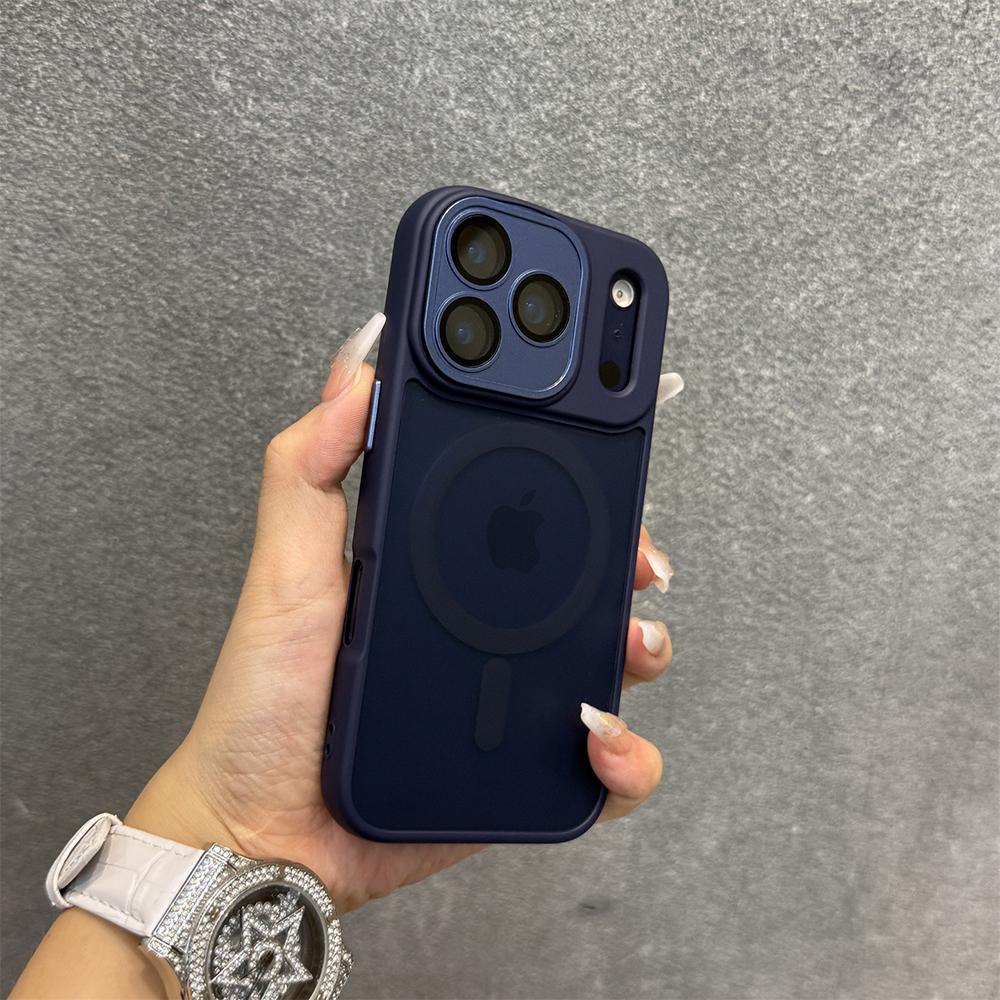 Luxury Magnetic Translunt Bumper Case For iPhone 17 16 15 14 13 12 Pro Max 16 Plus 17Pro 17 Air For Magsafe Matte Armor Cover