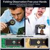 8 Leds 500X 2 Inch Screen Folding Digital Electronic Microscope Zoom Magnifying Glass Coin Observing Microscopio