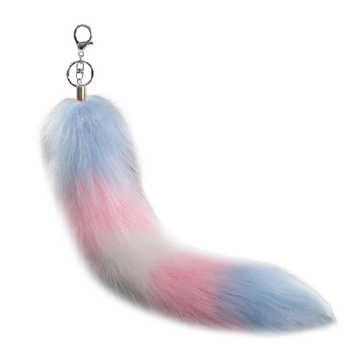 Искусственный мех Лисий хвост Брелок Пушистый мех Лисий хвост Брелок Подвески для сумки Шарм Подвеска Костюмы лисы Подарок для женщин