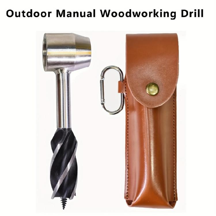Manuelle Lochbohrer Outdoor Survival Bohrer Holzbohrer Kerne Locheisen Schneckenbohrer Bit Holzbearbeitung Handbohrer Werkzeug Einfach zu bedienen