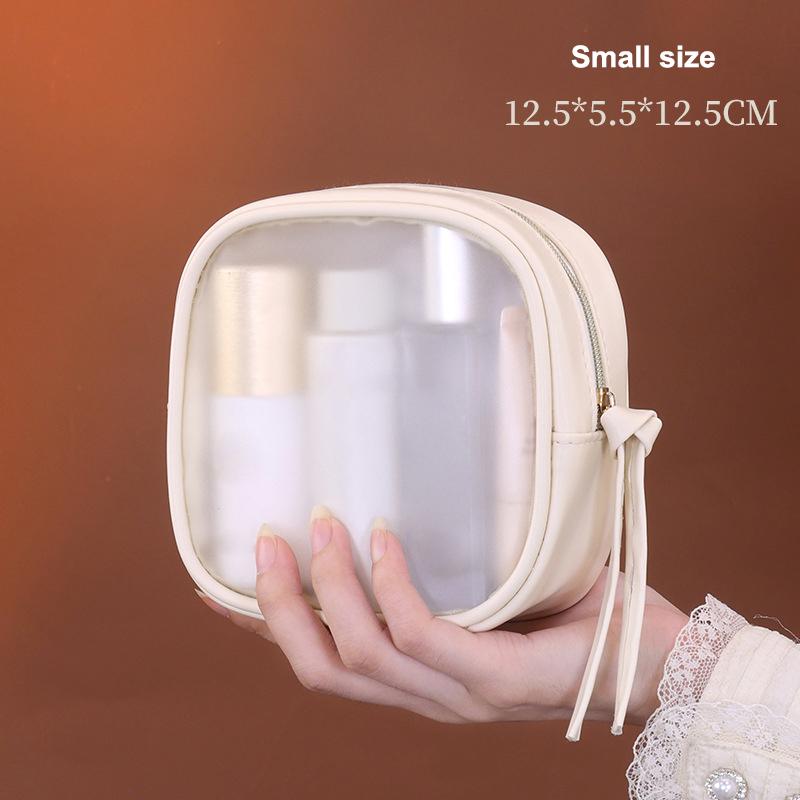 1Pcs Large Capacity Cosmetics Storage Bag Multifunctional Semi Transparent Makeup Bags Business Travel Toiletry Bag