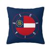 Custom Georgia Country Flag Map Pillow Home Decorative Nordic Georgian Proud Patriotic Outdoor Cushions Square Pillowcase