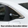 2Pcs Car Emblem Badge Windows Sticker Decal Auto Styling Accessories For Volkswagen VW ID3 Passat Arteon Jetta T-ROC Golf Amarok zd9