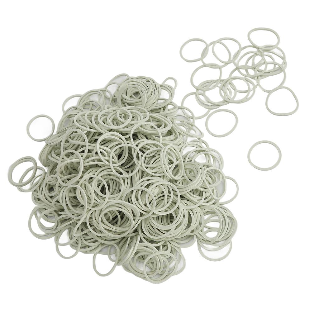 2000pcs Hair Rubber Ties Band Soft Small Tiny Elastics Rubber Band for Ponytail Dirty Braid
