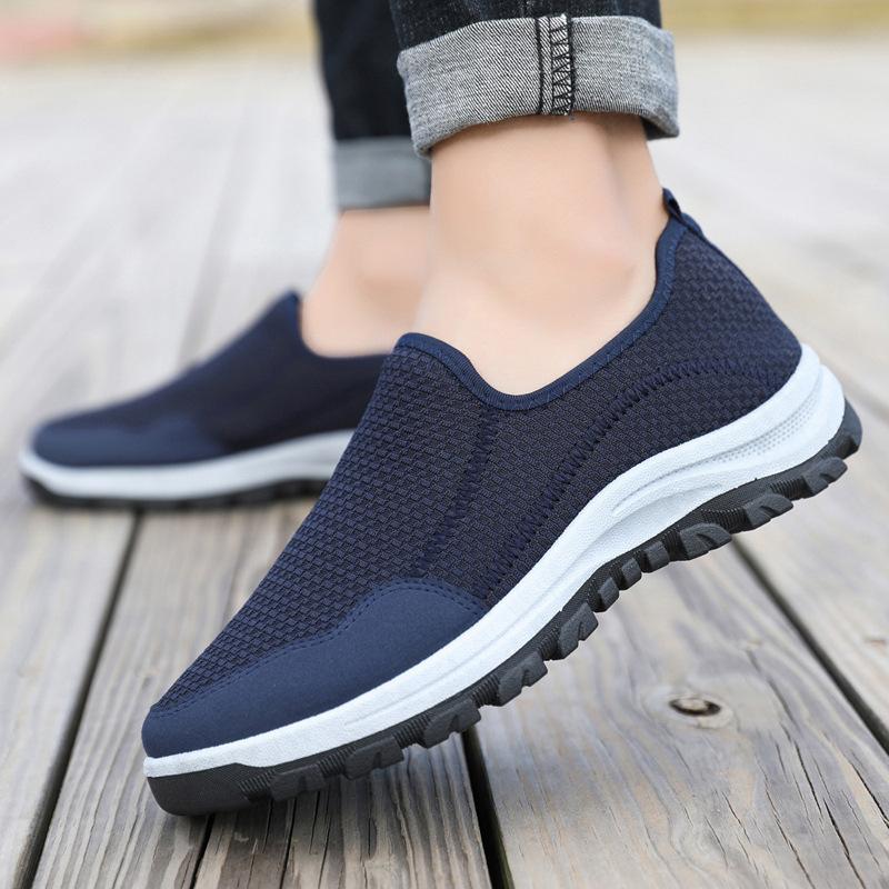 Spring and Autumn New Walking Shoes Men's Shoes Comfortable Breathable Cloth Casual Shoes Outdoor Sports Shoes