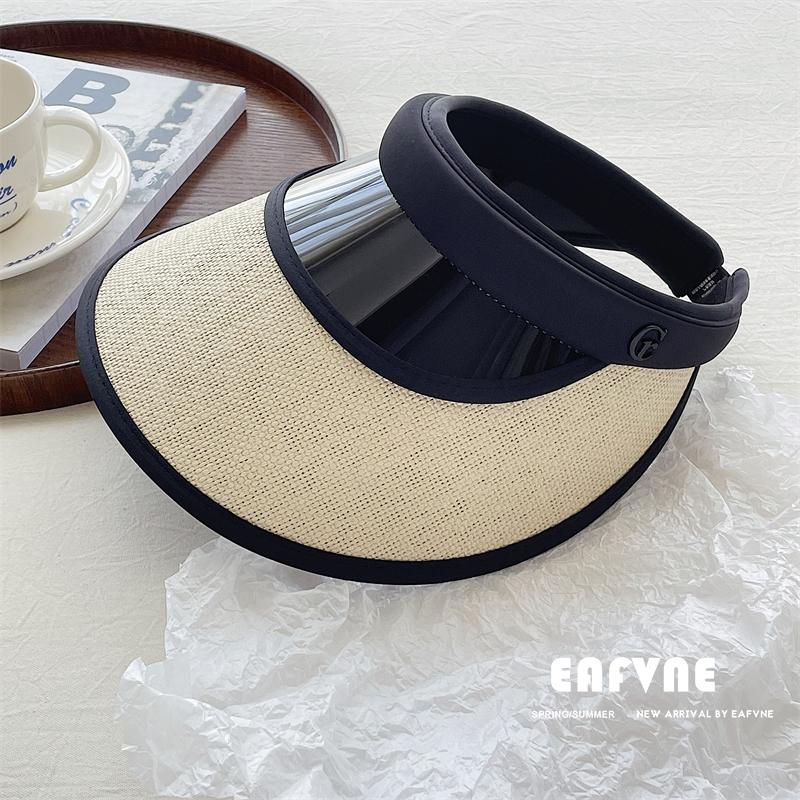 UV-Kühlhut Sonnenhut Damen Sommer Sonnenschutz Leerer Oberteilhut Gesichtsschutz Reise UV-Schutz Spiegel Sonnenhut Eltern-Kind