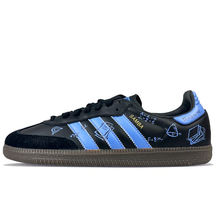

Adidas Originals Samba Slip Resistant Cushioning Abrasion Resistant Low top Skateboard Shoes Unisex Haze Blue B75807(Team40-) 42⅔