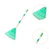 Detachable Leaf Rake with Wood Handle for Kids in Flower Beds