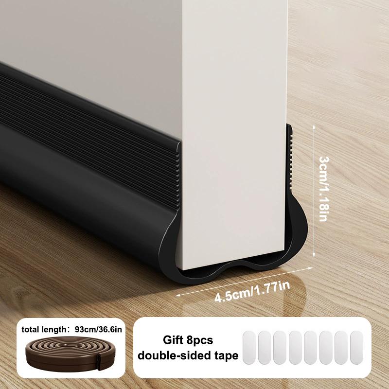 Verstellbare Flexible Türboden-Dichtungsleiste Kaltwind- und Staubdicht Wetterleiste Türfenster-Spalten Schlafzimmer Zugluftstopper