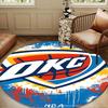 Oklahoma Sports Team Round Mat, Anti-slip Circle Carpet Chair Rug For livingroom,Bedroom, Doormat Home Decor Gift Christmas Gifts