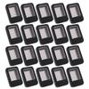 20pcs Tinplate Storage Box With Clear Top For Earrings USB Drive And Small Accessories Travel Jewelry Organizers