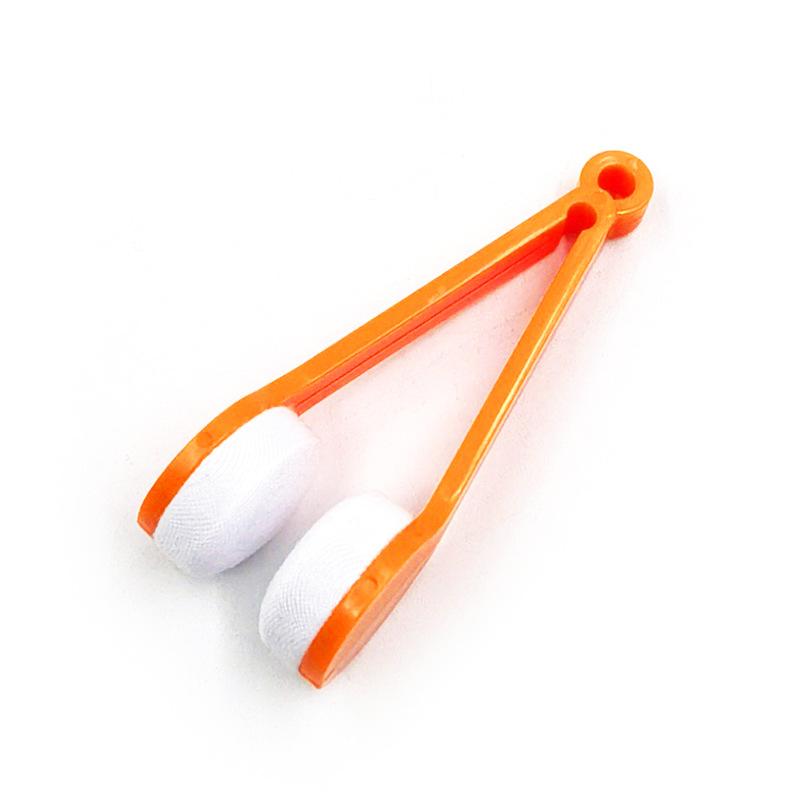 Portable glasses wipe/cleaning brush, lens clip, lens glasses cleaning wipe, glasses cleaning tool