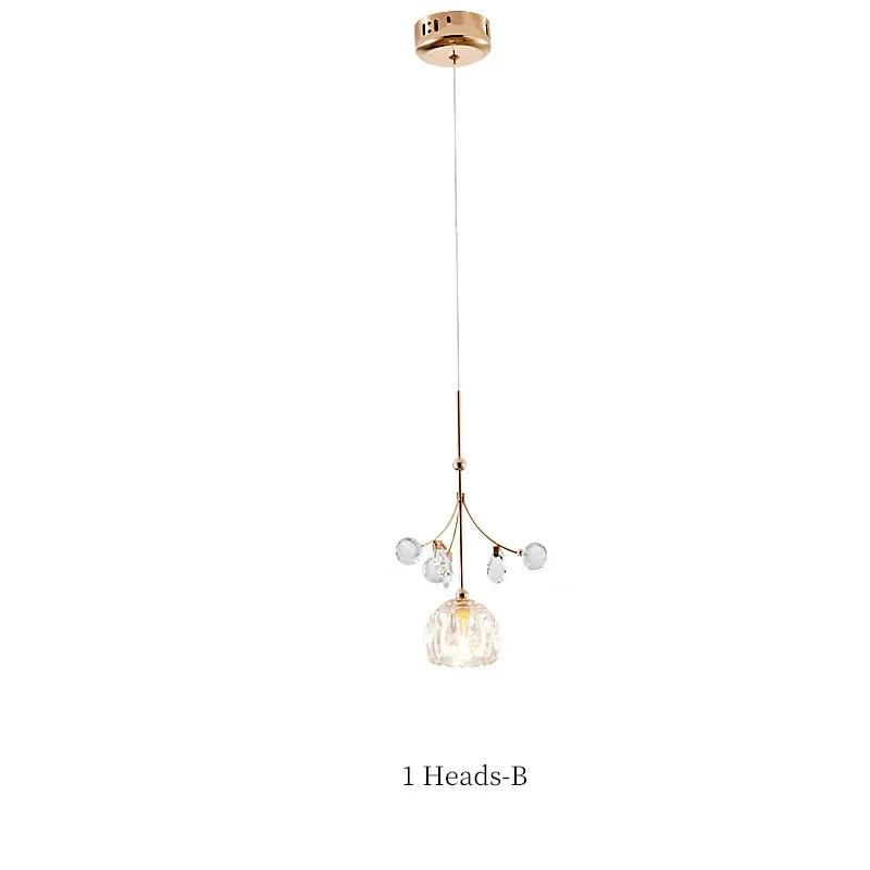 2024 New Living Room LED Ceiling Light Glass Flower Ceiling Light Nordic Room Decoration Bright Colors Bedroom Crystal Light