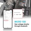 Lancol Micro-10D Bluetooth Digital Voltmeter for Android Only - Mini Voltage Meter with Phone Display