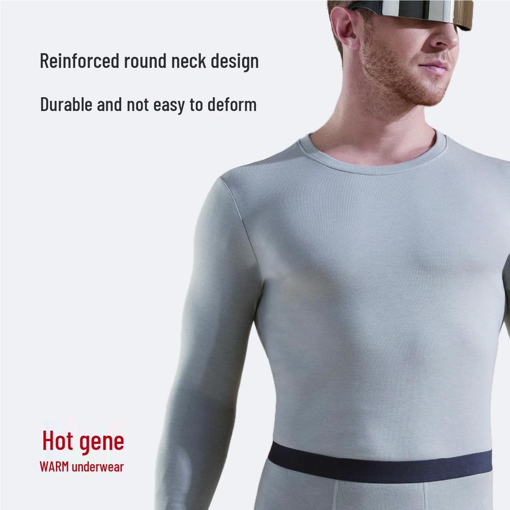 Yuejili Beinuo Australian Merino Wool Thermal Underwear Set for Men and Women