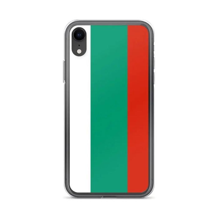 Funda iPhone XR - PIXELFORMA - Drapeau de la Bulgarie - Souple de silicona - Protección completa - Souple