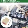Conector Plug Senzor de Detonare Motoforti Plastic Cupru Cositorit Conector Terminal Fir Femelă pentru Chevrolet 13580877 Bej Impermeabil