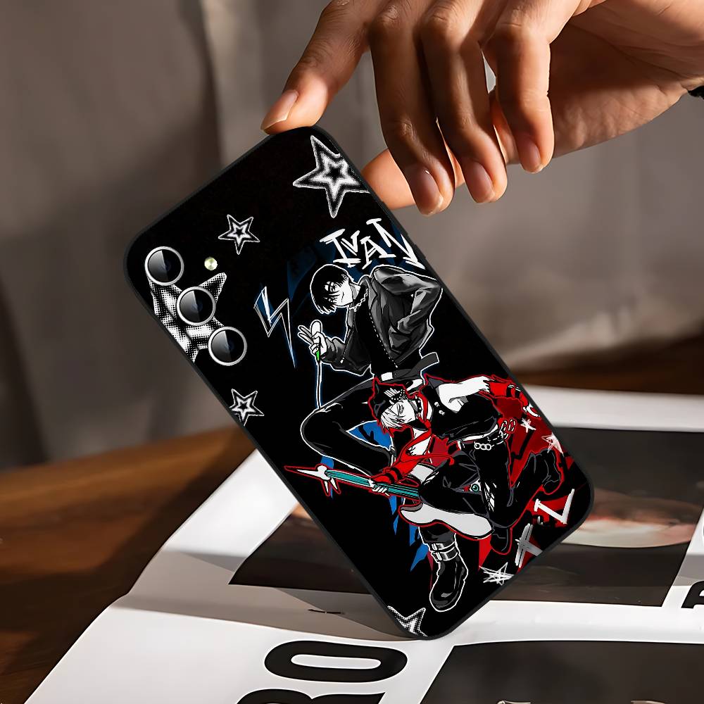 Ivantill Alien Stage Phone Case For Samsung Galaxy S24/S25/S22/S30/Note20/Lite/Ultra/5G/Plus/FE Soft Black