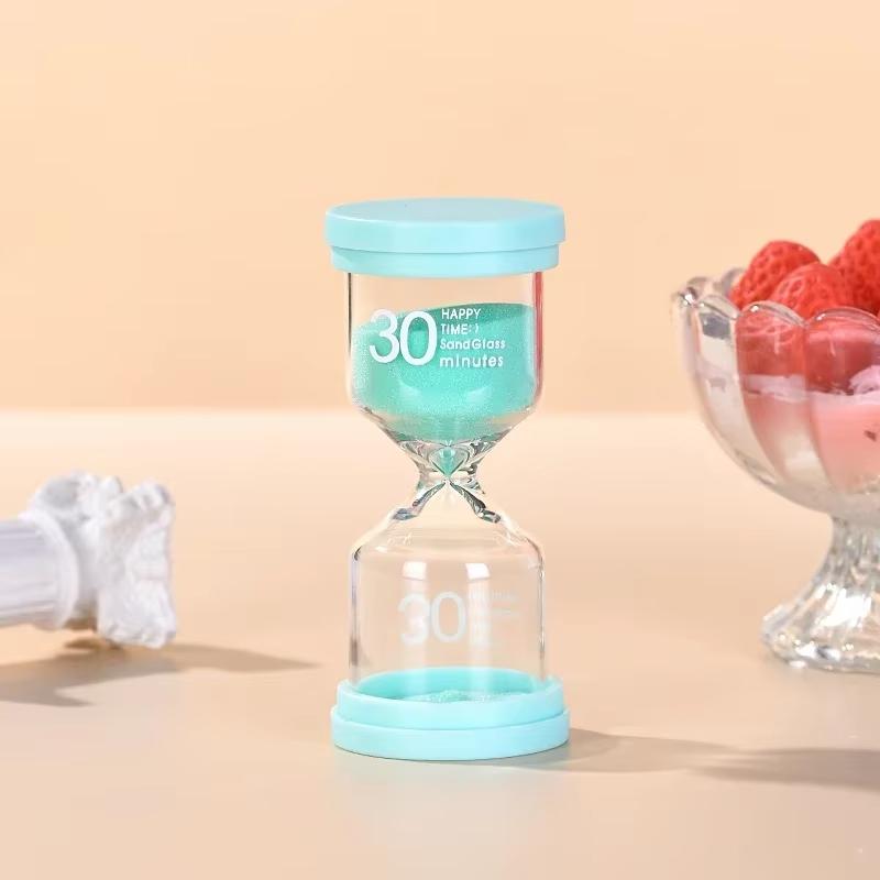 1PC 5//15/30 Minutes Colorful Hourglass Sandglass Children Kid Gift Toy Sand Timer Hour Glass Home Decoration Sand Clock
