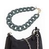 60 cm matt akrylveske Kjedestropp Heavy Duty Snap Hook Clip Crossbody Håndveske Messenger Bag Skulderrem Erstatningsveske Gjør-det-selv-tilbehør