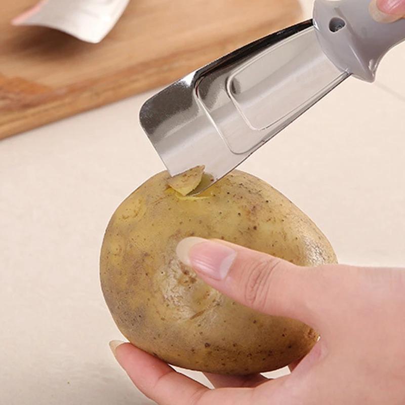 Stainless Steel Ice Remover Tool Kitchen Clean Gadget Portable Useful Fridge Tools Defrosting Shovel Freezer Ice Scraper