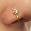 1Pc Non-Piercing Women And Girls Fake Nose Cuff Clip-On Nose Ring Nose Ring Cuffs