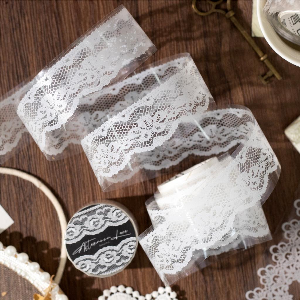 1pcs/1lot Decorative Adhesive Tapes Afternoon lace Tapes DIY Paper Scrapbooking Japanese Stickers