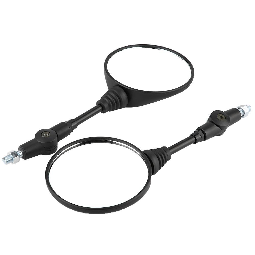 2 szt. Motocyklowe zmodyfikowane składane lusterka wsteczne Okrągłe lusterka boczne dla Kawasaki KLX250 KL250