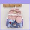 Childrens Large Capacity Backpack With Grid And Cartoon Dog Print Design For School Use