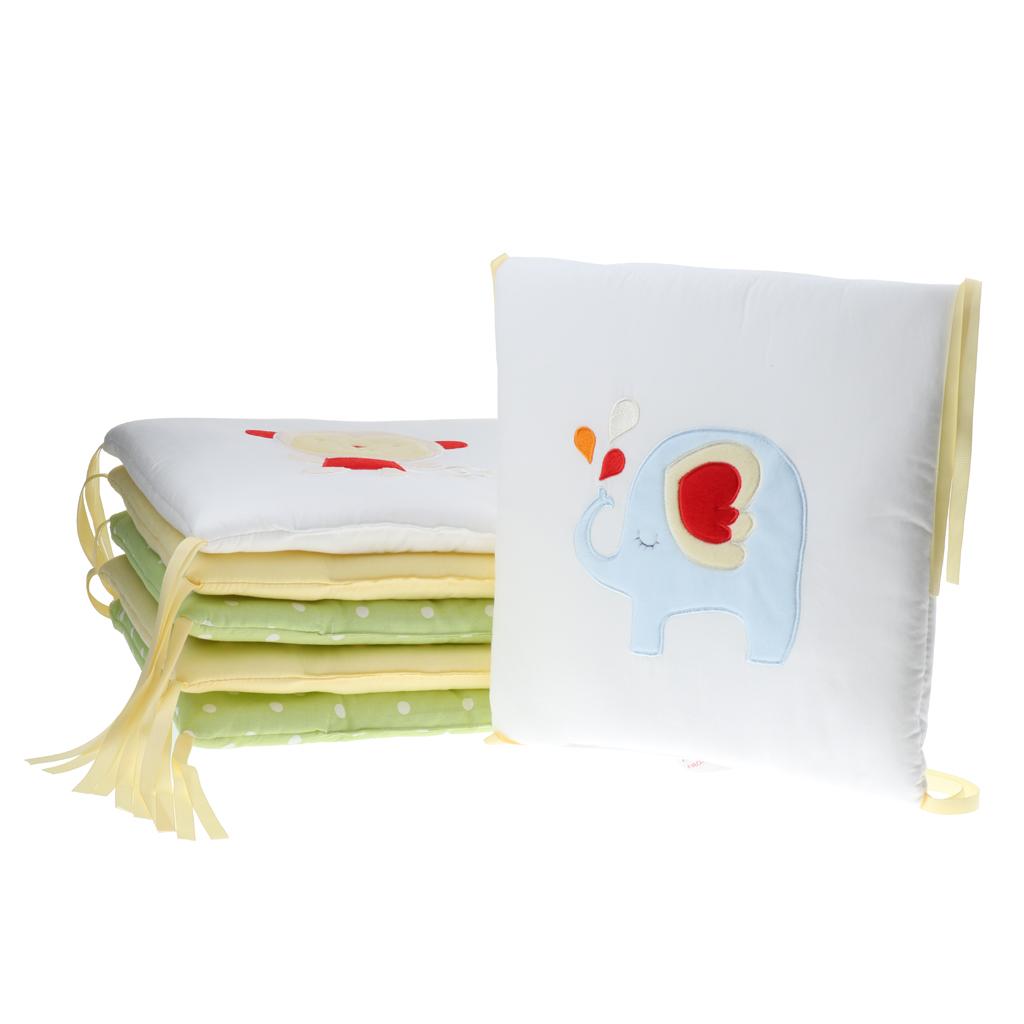 Baby Weicher Stoff Bettrandpolster Bettwäsche Bettwäsche-Set für Neugeborene Säuglinge Kinderbett Schutz