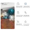 Kitchen Ingredient Sanitizer Capsule Fruit Vegetable Cleaner, Wireless Hydroxyl Ion Purifier for Produce Meat, Washer Travel Auto 10 Min Cycle,