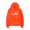 Mens Oversized Hooded Sweatshirt With Heart Print Casual Loose Fit Pullover Streetwear