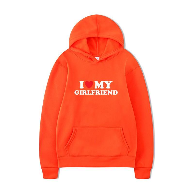 Mens Oversized Hooded Sweatshirt With Heart Print Casual Loose Fit Pullover Streetwear