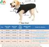 Dog costume large dog tuxedo with detachable,dog wedding costume suitable for large and medium dogs,golden retrievers, labradors