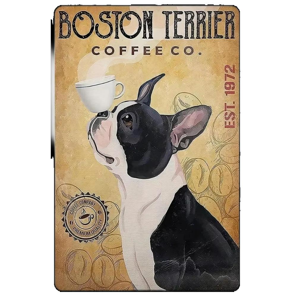 1PC Thick Metal Tin Sign-Corgi Dog Tin Sign -Novelty Posters,Home Decor Wall Art,Funny Signs for Home/Kitchen/Garage/Man Cave