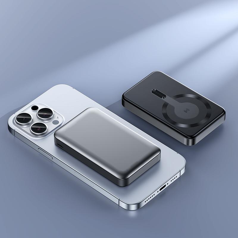 Magnetyczny Power Bank 10000mAh 22.5W Szybka Ładowarka Bezprzewodowa 15W Bateria Zewnętrzna Przewodowe szybkie ładowanie Type-c