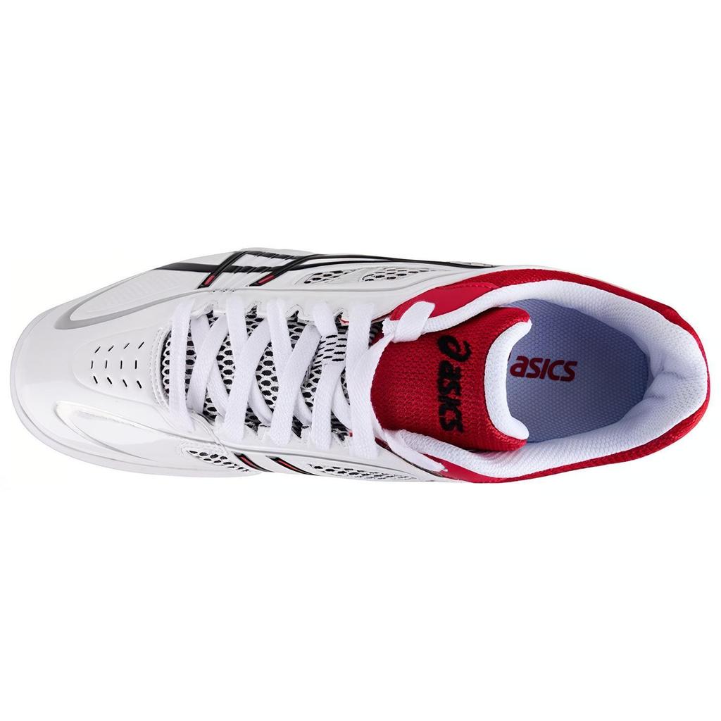Asics Attack Excounter 2 Comfortable Low-Top Casual Running Shoes Unisex Sneaker Red White TPA327-0123