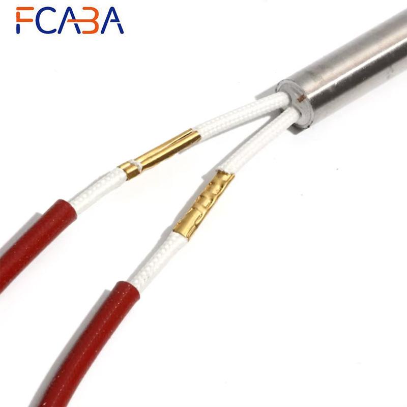 5PCS 12mm Diameter 190~220mm 110/220/380V Single-End Heating Tube 304SUS Cylindrical Cartridge Heater 710W/730W/750W/790W/820W